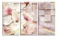 Картина модульная Волшебная магнолия 120x80 см WallArt 54387-3.2