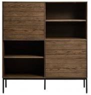 Стеллаж Unique Furniture MODICA 2д 1320х1220х450 мм дуб копченый (46612930)