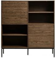 Стелаж Unique Furniture MODICA 2д 1320х1220х450 мм дуб копчений (46612930)