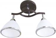 Люстра потолочная Victoria Lighting 2x60 Вт E27 венге Niko/PL2