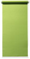 Ролета міні Декорія Льон з фіксацією на струну 37x160 см Зелений горошок