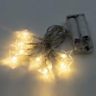 Декоративная гирлянда Altalusse (INL-2706B-10 Warm) встроенный светодиод (LED) 10 ламп 1,5 м