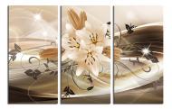 Картина модульная Лилия 90x60 см WallArt 54389-3.1
