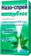 Назо-спрей з екстрактом алое спрей наз. 0.5 мг/мл по 15 мл у флак. з клап.-насос. і насад. спрей 15 мл