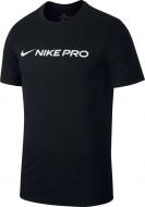 Футболка Nike M NK DRY TEE NIKE PRO CD8985-010 р.XL черный