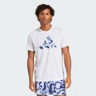 Футболка Adidas RUN IT BL TEE M JD2333 р.L білий