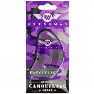 Ароматизатор подвесной FRESHWAY Camouflage AutoBliss Grape (Виноград) 8 мл