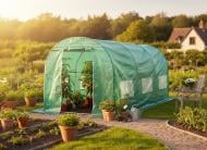 Теплица каркас оцинкований 3x4,5x2 м с полиэтиленовым покрытием