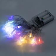 Декоративная гирлянда Altalusse (INL-2706B-20 Multicolor) встроенный светодиод (LED) 20 ламп 3 м