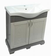 Тумба підлогова Ваші Меблі Дельфін 80 з умивальником 850x830x305 мм сіро-фіолетовf