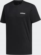 Футболка Adidas M D2M PL TEE FL0286 р.S черный
