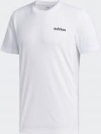 Футболка Adidas M D2M PL TEE FL0288 р.S белый