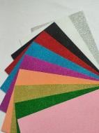 Набор из фоамирана GoToArt Цветное сияние (ЕВА) с глиттером 20x30 см 10 шт./уп.