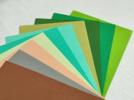 Набор из фоамирана GoToArt Изумрудный (ЕВА) 0,8-1,0 мм 20x30 см 10 шт./уп.