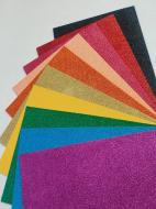 Набор из фоамирана GoToArt Яркий блеск (ЭВА) с глиттером 20x30 см 10 шт./уп.