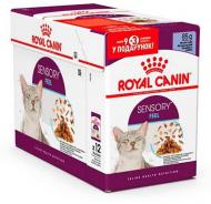 Корм вологий для дорослих кішок стимулюючий смакові рецептори Royal Canin Sensory Multipack gravy 9+3 шт . 85 г