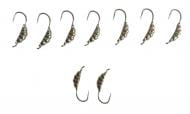 Мормышка GF Fishing опарыш 9 мм 0,8 грамма цвет никель (1шт)
