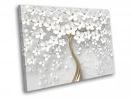 Картина Цветущее дерево 3Д 40x30 см WallArt 54398-1.1
