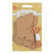 Набір крафт-тегів ажурних Метелик 742271 20 шт. Santi