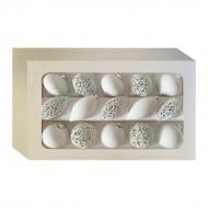 Набор елочных шаров MIS LT № Н3 d 80 мм белый