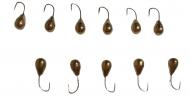 Мормышка GF Fishing капля 4,5 мм 1,2 грамм цвет золото