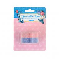Набор лент самоклеящихся блестящих с клеевым слоем, Pink and Navy, 3 м 742241 2 шт. Santi