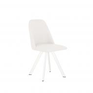 Стул обеденный Nowy Styl MILANA 4L WHITE (BOX-2) SMP ECO-50 белый / белый