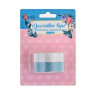 Набор лент самоклеящихся блестящих с клеевым слоем, Silver and Blue, 3 м 742250 2 шт. Santi