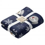 Плед флісовий Christmas Blue 200x220 см синій La Nuit