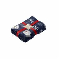 Плед флисовый Christmas Blue 200x220 см синий La Nuit