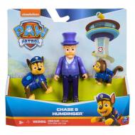 Игровой набор Spin Master Paw Patrol Коллекционная фигурка щенка-спасителя Гонщика, мэра Гамдингера и кота SM17706/6070746