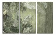 Картина модульная Тропические листья 90x60 см WallArt 54400-3.1