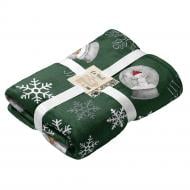 Плед флисовый Christmas Green 200x220 см зеленый La Nuit