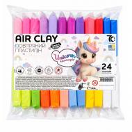 Набор воздушного пластилина Unicorn 24 цвета 7С:
