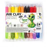 Набор воздушного пластилина Dino 24 цвета по 6 г 7С: