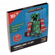 Пластилин Minecraft 12 цветов 240 г YES