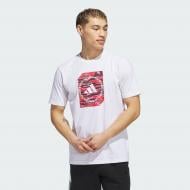 Футболка Adidas M C CAMO BOX T JI6763 р.S белый