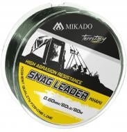 Шок-лідер Mikado Snag Leader 80м 0,5мм 20,41кг 45lb хакі