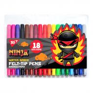 Фломастери 18 кольорів Ninja YES