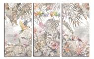 Картина модульная Тропические птицы 150x100 см WallArt 54404-3.3