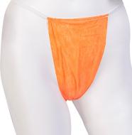 Трусы женские CHila одноразовые оранжевые в индивидуальной упаковке 50 шт.