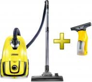 Пылесос Karcher VC2 + WV1 Пылесос Karcher VC2 + WV1 KARCHER пылесос VC2 + стеклоочиститель WV1 9.611-160.0 (20329300) 9.611-160.0