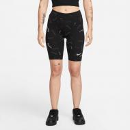 Шорты Nike W NSW SHORT AOP PRNT DO2561-011 р. L черный Шорты Nike W NSW SHORT AOP PRNT DO2561-011 р. L черный