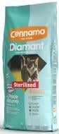 Корм сухой для взрослых котов Diamant со вкусом рыби 15 кг