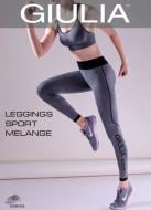 Лосины Giulia LEGGINGS SPORT MELANGE 01 LEGGINGS SPORT MELANGE 01-melange р.L серый меланж