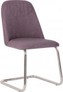 Стул обеденный Nowy Styl MILANA CF CHROME (BOX-1) SORO-65 хром/фиолетовый