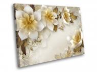 Картина Керамические цветы 3Д 80x60 см WallArt 54406-1.3 Картина Керамические цветы 3Д 80x60 см WallArt 54406-1.3