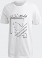 Футболка Adidas SPRT 3S TEE GD5836 р.M белый