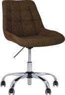 Кресло Nowy Styl NICOLE GTS (J) CHR61 SQR (CH) SORO-28 коричневый