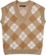 Жилет для дівчинки ART KNIT Ромб р.128 бежевий